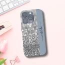 Recherche de bleu argent iphone coques Glamour