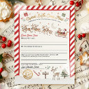 Recherche de santa claus personnelle papeterie Lettre à père noël
