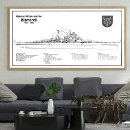 Zoek naar zeeslag posters Bismarck