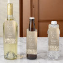 Recherche de mariage bouteilles étiquettes Simple