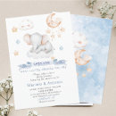 Recherche de elephant bridal shower invitations Garçon