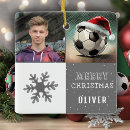 Zoek naar voetbal kerstdecoratie Foto