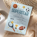 Recherche de sports baby shower invitations Basket