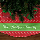 Zoek naar rood kerstboom kleden Stippen