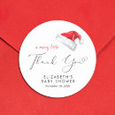 Recherche de santa hat autocollants Baby shower de noël