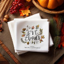 Recherche de thanksgiving serviettes Automne