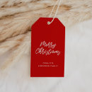 Recherche de noël étiquettes cadeau Rouge