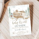 Recherche de hiver froid invitations Baby