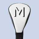 Recherche de unique housses têtes de golf Noir et blanc