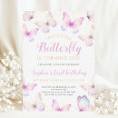 Recherche de papillon invitations Fille