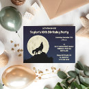 Zoek naar maan wolf uitnodigingen Nachthemel