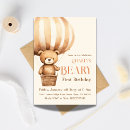 Recherche de beary 1ans anniversaire invitations Tourner un