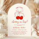 Recherche de cerise vintage invitations Coquette