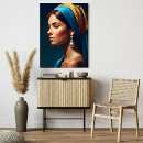 Zoek naar blauw goud posters Vintage