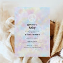 Recherche de tie dye invitations Boho