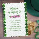 Recherche de shamrock invitations Clou