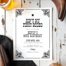 Recherche de wild west anniversaire invitations Rustique