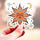 Zoek naar zon maan stickers Mystiek