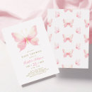 Recherche de papillons roses invitations Mother to be