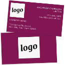 Recherche de magenta foncé cartes visite Entreprise