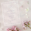Recherche de initiales carrées invitations Classique
