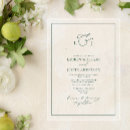 Recherche de initiales carrées invitations Classique