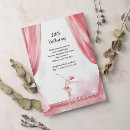 Zoek naar stage uitnodigingen Ballerina