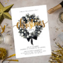 Recherche de black and white noël invitations Unique