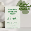 Recherche de golfer invitations Vert