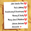 Recherche de lettrage rouge autocollants Pour eux