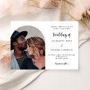 Recherche de simple photo mariage invitations Noir et blanc