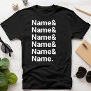 Zoek naar grappige namen tshirts Aangepaste naam