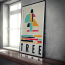 Recherche de arbre abstrait posters Simple