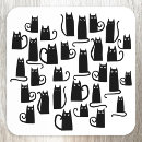 Zoek naar zwarte kat onderzetters Dierenvriend