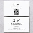 Recherche de conception customisée cartes visite Monogramme