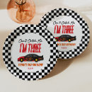 Recherche de rouge et noir assiettes en papier Pour enfants