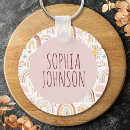 Zoek naar kleurrijke regenboog sleutelhangers For kids