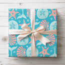 Recherche de seashell papier cadeau Tropical