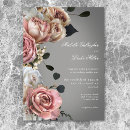 Recherche de gris rose mariage invitations Classique