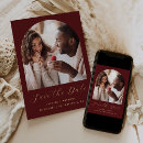 Recherche de burgundy gold save the dates Minimaliste