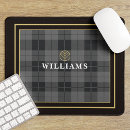 Recherche de motif tartan tapis souris Monogramme