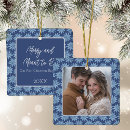 Recherche de poinsettias ornamente Couple