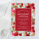 Recherche de poinsettia noël invitations De fête de