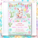 Recherche de colorful anniversaire invitations Llama