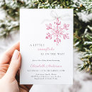 Recherche de flocon de neige rose invitations Pays des merveilles hivernales