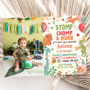 Recherche de timbré invitations D'anniversaire de dinosaure