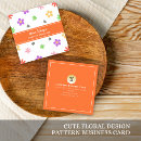 Recherche de motif carré cartes visite Floral