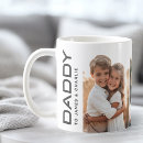 Recherche de cadre papa tasses Noir et blanc