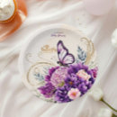 Recherche de papillon assiettes Aquarelle