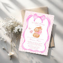Recherche de lapin rose invitations Élégant